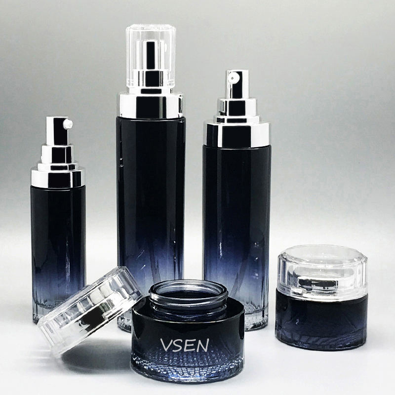 新款高档hth.com套装瓶子 乳液按压瓶子定制 面霜(图8)